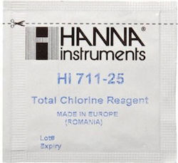 Hanna Hi 711-25 Checker Total Chlorine Reagents 25 Pcs Hanna Hi 711-25 Checker Total Chlorine Reagents 25 Pcs