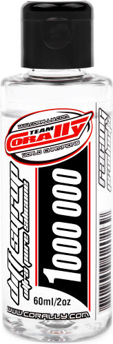 Team Corally Diff Syrup Ultra Pure Silicone 1000000 Cps 60ml C-81620 Team Corally