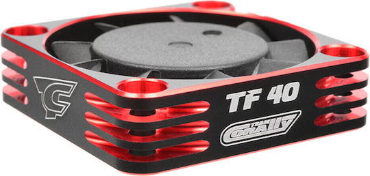 Team Corally Ultra High Speed Cooling Fan Tf-40 W Bec Connector 40mm Color Black Red Team Corally