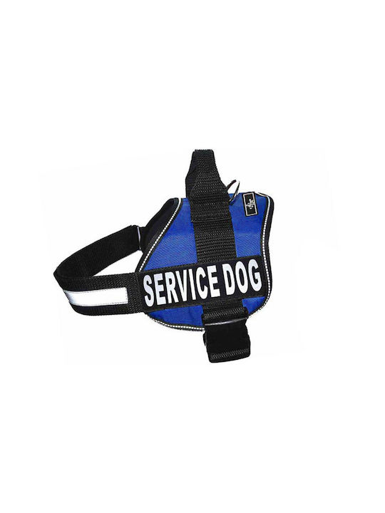 Σαμαράκι Pro Servicedog Μπλέ Medium 58-75cm