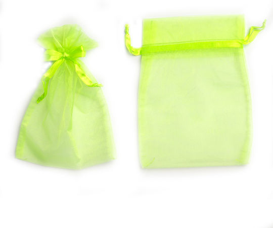 Kyriacou Fabric Pouch for Gift Green 12x17cm. 10pcs