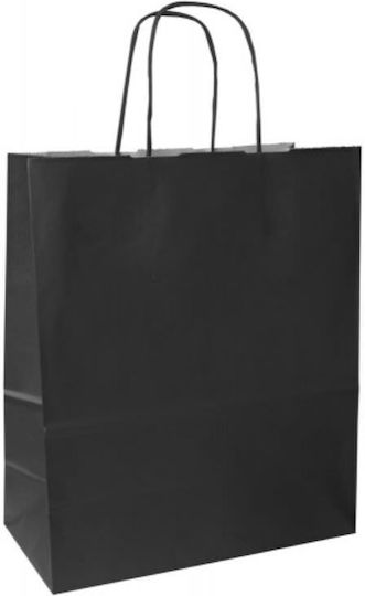 Saul Sadoch Хартиена Чанта за Подарък Черен 16x8x21см. 25бр