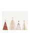 Set Weihnachtliche Platzsets Weiß Einweg L42xB30xH42xD30cm. 12Stück