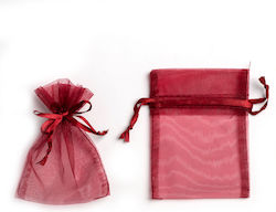 Punguță Din Organza Cu Panglică 10cm X 7.5cm Se...