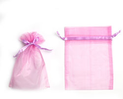 Organza Pouch With Strap 17cm X 12cm Set 10pcs ...