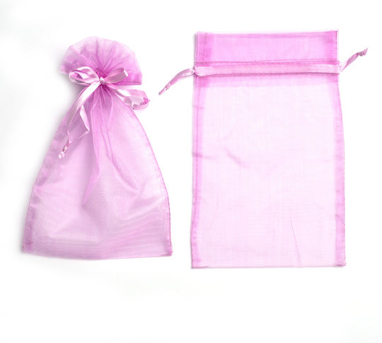 Poungí Organza Kordelitsa 23cm x 15cm Set 10τεμ Pouoxxxx-225145 Fliedrige