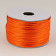 Kyriacou Satin Mouse Tail Laces 2mmx50m Orange Mstxxxxx-xx2x50-68xxxx