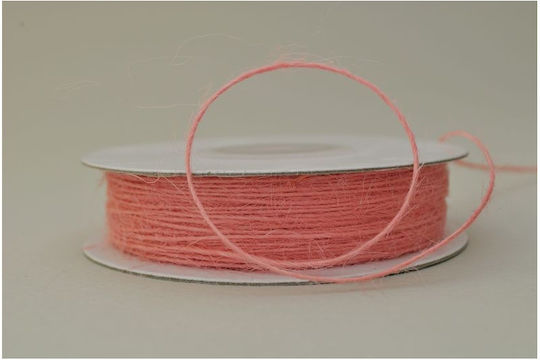 Kyriacou Natural Jute Lace 1mmx100m Light Pink Jufxxxxx-xx1100-20xxxx