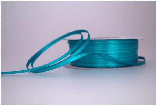 Kyriacou Satin Double Face Ribbon 3mmx100m Turquoise Sanxxxxx-xx3100-43xxxx
