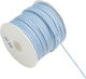 Kyriacou Matte Colored Laces 2mmx40m White-Blue Light Kobxxxxx-xx2x40-0140xx