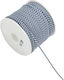 Kyriacou Matt Colored Lace 2mmx40m White-Blue Kobxxxxx-xx2x40-0144xx