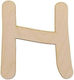 Holzhandwerksdekoration Briefe 18cm Natürliche Niederlage