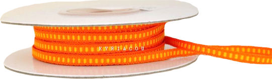 Κορδελάκι 3mm Γκρο Ριγέ 20m Nt268xxx-xx3x20 Πορτοκαλί Κίτρινο