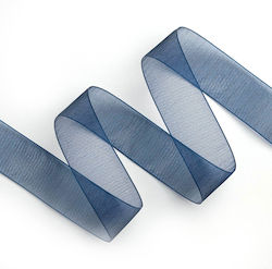 Organza-Band Soft Dünn Kante 25mm 50m Orgxxxxx-...