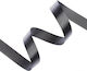 Satin Single Face Ribbon Organza 15mm 100m Gray