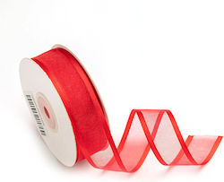 Organza Satin Bänder 38mm 25m Jngxxxxx-x38x25 Rote