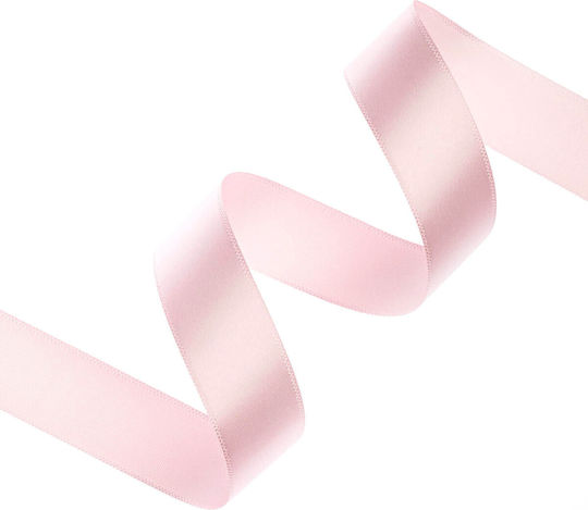 Satin Single Face Ribbon Organza 20mm 100m Pink