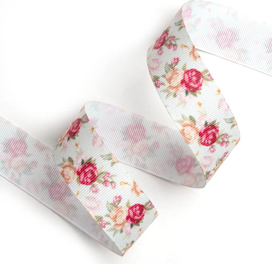 Gro Floral Ribbon 2.5cm 20m Jgrodpx3-x25x50