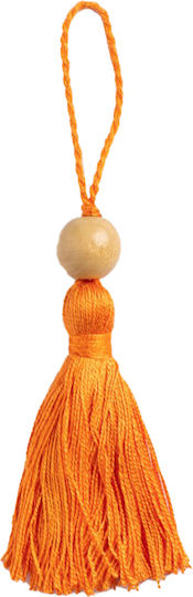 Wooden Tassel Bead Tast02ax-xxx700 Orange