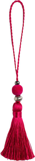 Fabric Tassel Shiny Bead Taskt303 Fuchsia