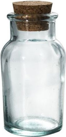 Vidrios San Miguel Μπουκάλι Γυάλινο με Φελλό Διάφανο 90ml
