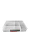 Cyclops Storage Basket Plastic White 32x22x6cm 1pcs