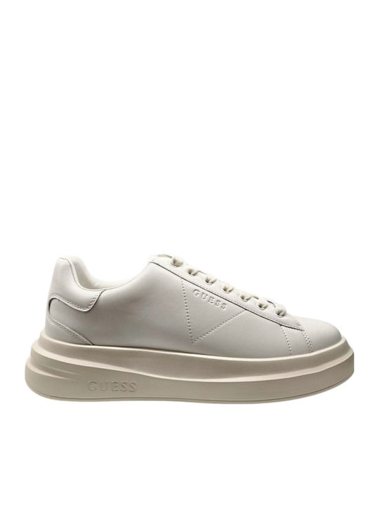 Guess Ανδρικά Sneakers Λευκά