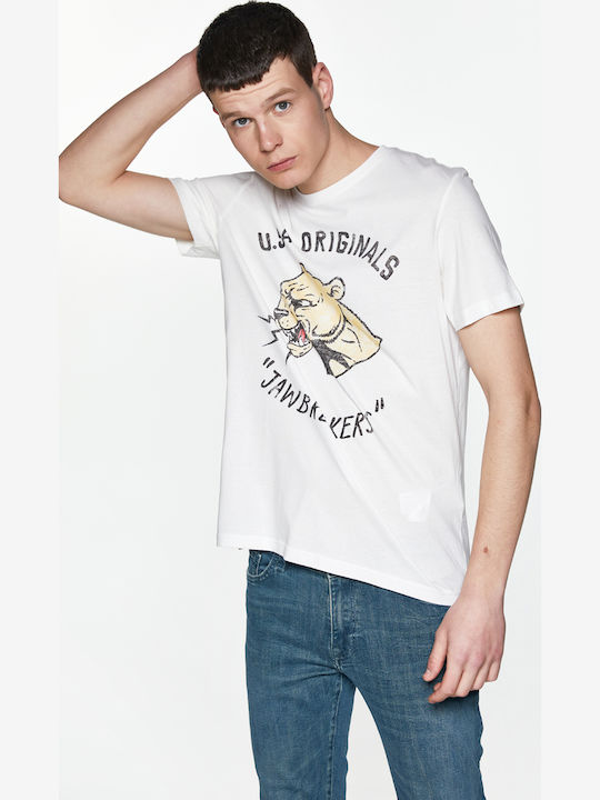 Celio T-shirt Geinter Off White