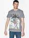 Celio T-shirt Gewavi Gris Chine