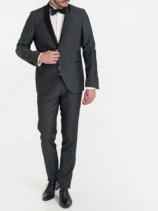 Lana Vergine Fleece Wool 2-piece Suit Manuel Ritz 2610a458c Ανθρακι