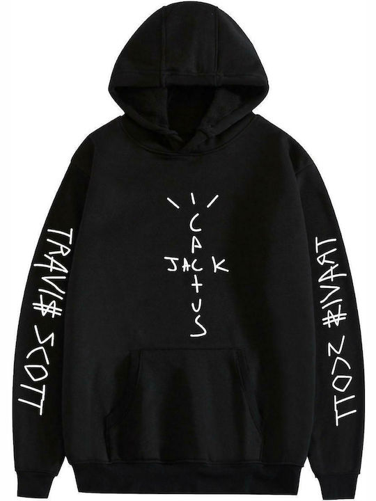 Travis Scott Pegasus Φούτερ Κουκούλα Μαύρο