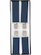 Men's Monochrome Grey-Blue Suspenders 35mm Width Elastic Length 120 Cm Adjustable Oem 30135