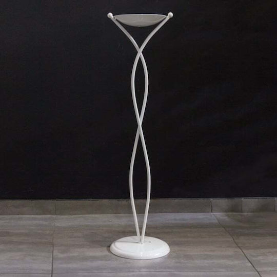 Metallische Hochzeitskerzenhalter Basis 92cm Weiß
