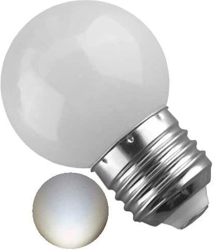 Led7 Λάμπα LED 2W για Ντουί E27 και Σχήμα G45 Ψυχρό Λευκό 80lm Dimmable