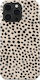 Burga Magsafe Back Cover for iPhone 15 Pro Max Elegant Pattern Almond Latte Beige