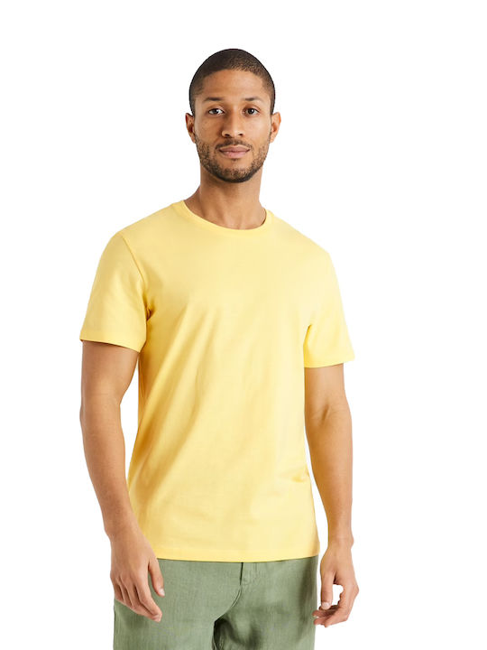 Celio Short Sleeve T-shirt Yellow