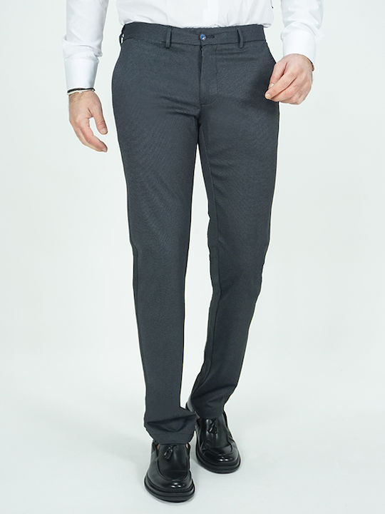 Italian Job Ανδρικό Βαμβακερό Παντελόνι Μπλε Slim Fit 725313/07p 90% Βαμβάκι 7% Πολυεστέρας 3% Λύκρα