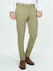 Italian Job Ανδρικό Παντελόνι Μπεζ Slim Fit 25705 09 2p 68% T 29% R 3% Sp