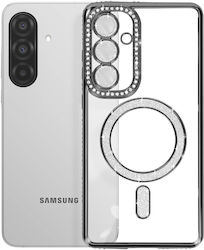 Avizar Diamond Case Samsung Galaxy A36 Magsafe Outline Strass Black