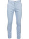 New York Tailors Men's Trousers Chinos Slim Light Blue Passy-ciel