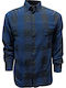 Luciano Faketti Shirt In Fashion Luciano Faketti Checked Blue
