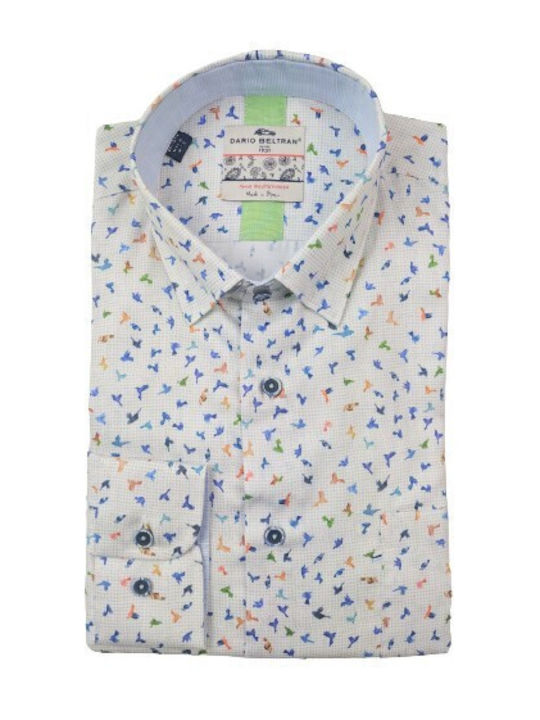 Dario Beltran 3tg Coimont 542 White Shirt