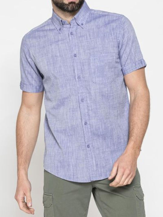 Carrera Men's Short Sleeve Shirt 213c1240a/694 Medieval Blue