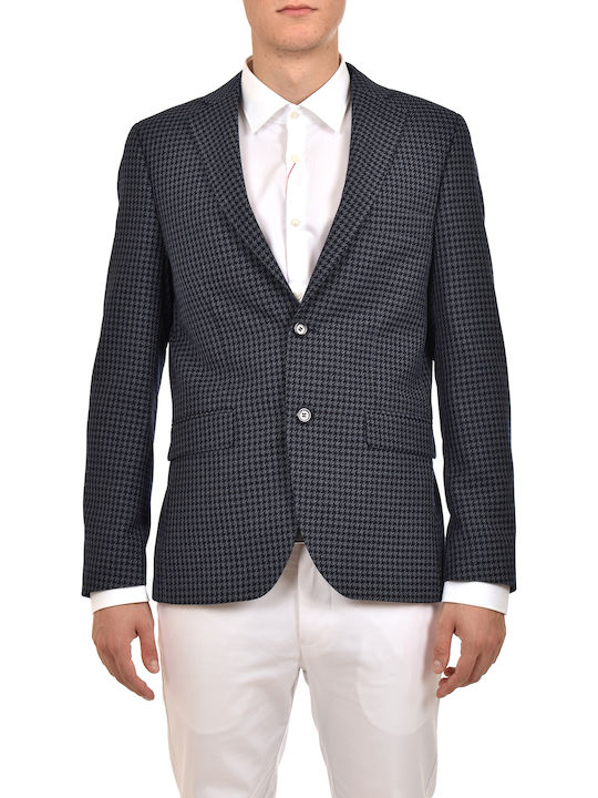 Bizzaro Blazer Pied De Poule 775/2-dk Blue White Μπλε/άσπρο 4124.414-20