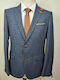 Herrenanzugsjacken Kariert Blau Braun Dino Libero Amadeus 6715-142 9444
