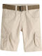 Schott N.y.c Pantaloni Scurți Bărbați Cargo Seria Tr Battle Trbattle30pop Bej