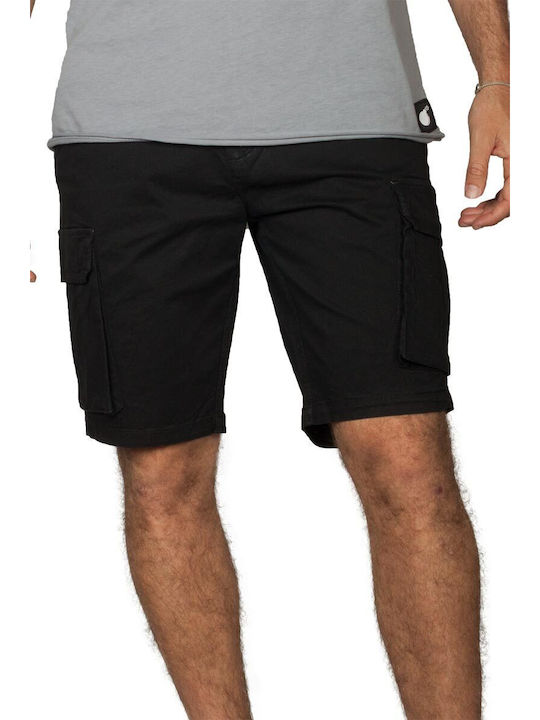 Harvest Herren Cargo Shorts Schwarz
