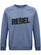Unisex Sweatshirt Organic Rebel Blau
