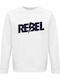 Unisex Sweatshert Organic Rebel White