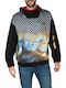 Sprayground League Legends Jinx Checkered Hoodie Men's Sg7178-blk